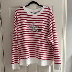 Lilly Pulitzer Striped Starfish Sweatshirt